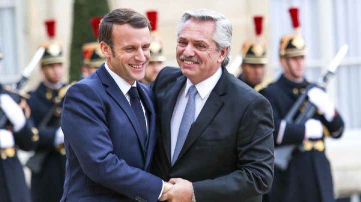 Alberto Fernández se reunirá con Emmanuel Macron tras su llegada a Francia