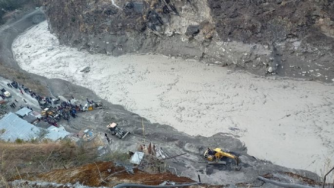 Tragedia en India: el colapso de un glaciar deja 19 fallecidos y 200 desaparecidos