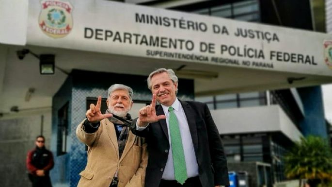 Alberto Fernández saludó a Lula tras su liberación y le envió un "abrazo a la distancia"