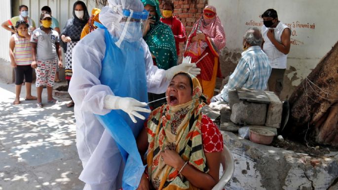 Alarmante: los contagios diarios en India superan los de cualquier país del mundo