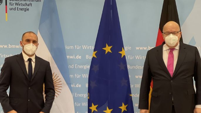 Martín Guzmán se reunió con el ministro de Economía y Energía de Alemania