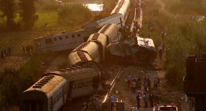 Otro accidente de tren en Egipto: más de un centenar de pasajeros heridos