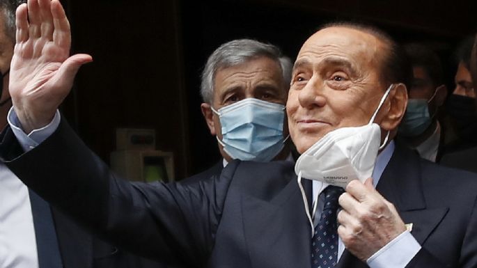 Silvio Berlusconi, hospitalizado nuevamente en un centro de salud de Milán
