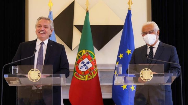 Fernández logró que Portugal respalde las negociaciones argentinas con el FMI