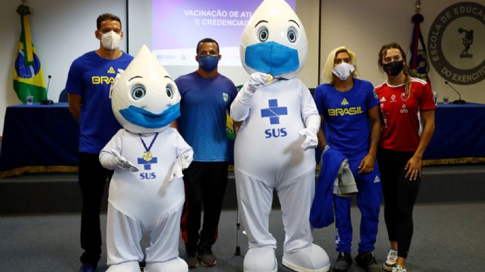 Brasil comienza la vacunación de los atletas olímpicos que viajarán a Tokio