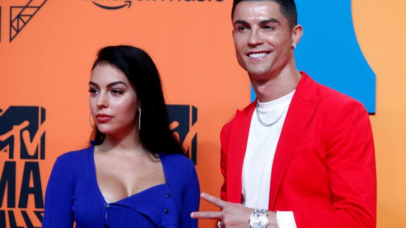 Georgina Rodríguez, la novia argentina de Cristiano Ronaldo, generó el suspiro de miles de fanes
