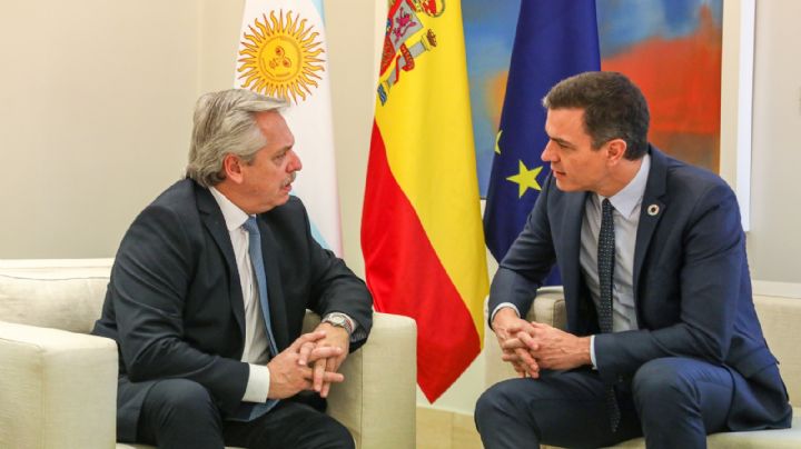 Alberto Fernández recibirá al presidente de España en la Casa Rosada