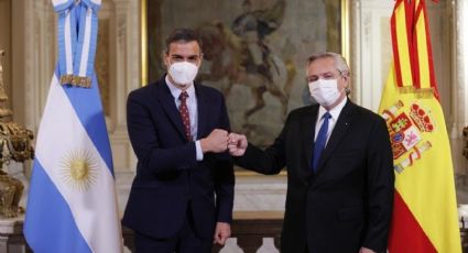 Alberto Fernández y Pedro Sánchez protagonizaron una declaración conjunta