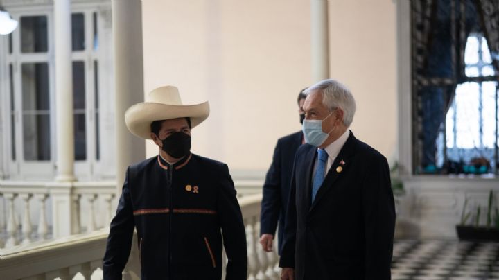Sebastián Piñera se reunió con Pedro Castillo: “Si le va bien a Perú, nos va bien a todos”
