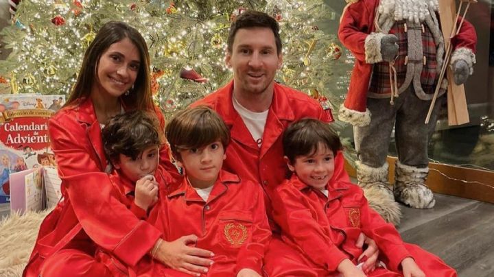 Imposible no conmoverse: Antonella Roccuzzo retrató la reacción de sus hijos ante el gol de Messi