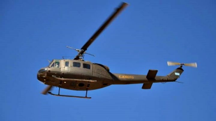Por qué un helicóptero del Ejército Argentino sobrevoló Cutral Co
