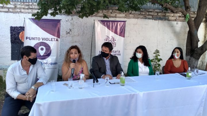 La Municipalidad de Neuquén lanzó la iniciativa Puntos Violetas para asesorar a las mujeres