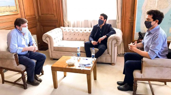 Gustavo Melella se reunió en Casa Rosada con el ministro del Interior, Eduardo de Pedro