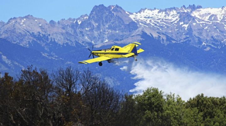 Se reactivó el incendio en Bariloche: los aviones hidrantes volvieron a operar en el lago Martin