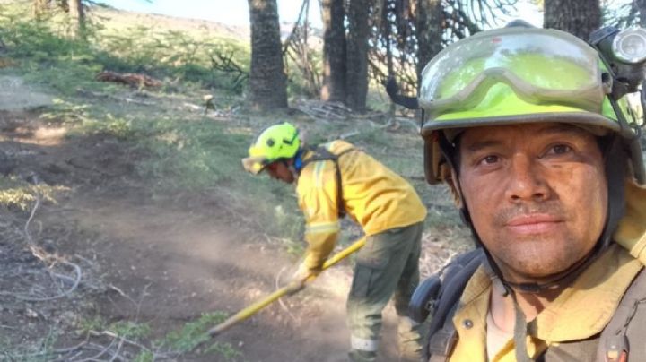 El brigadista Santiago Correa contó su experiencia al combatir los incendios en Aluminé