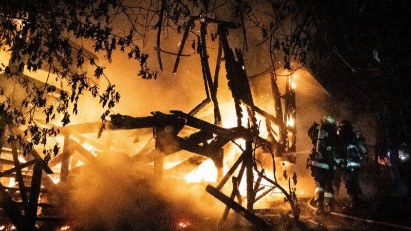 Un terrible incendio en San Martín de los Andes destruyó una casa