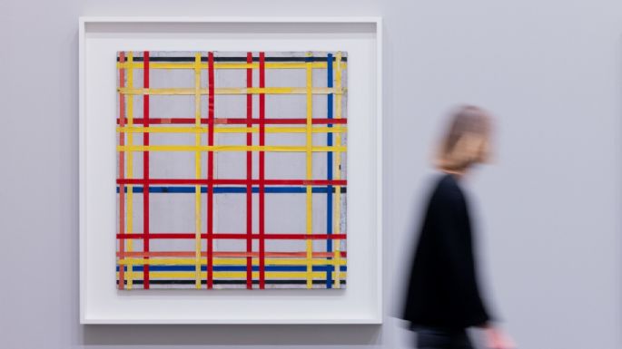 El cuadro de Mondrian que estuvo colgado al revés por 75 años