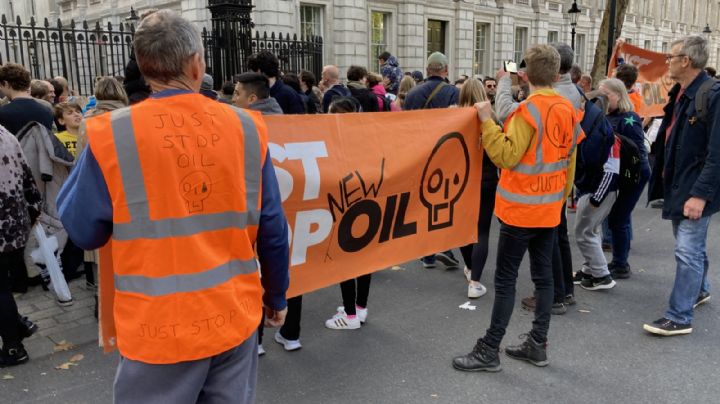 Activistas climáticos intentaron entrar a la casa del Primer Ministro británico