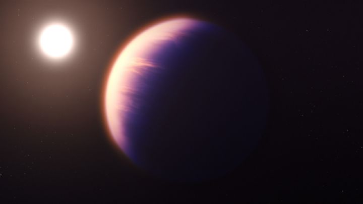 El telescopio James Webb capturó una imagen de la composición de un planeta a 700 años luz