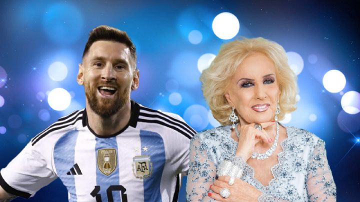 Gracias a Messi: el exclusivo regalo que recibió Mirtha Legrand y pondrá en subasta
