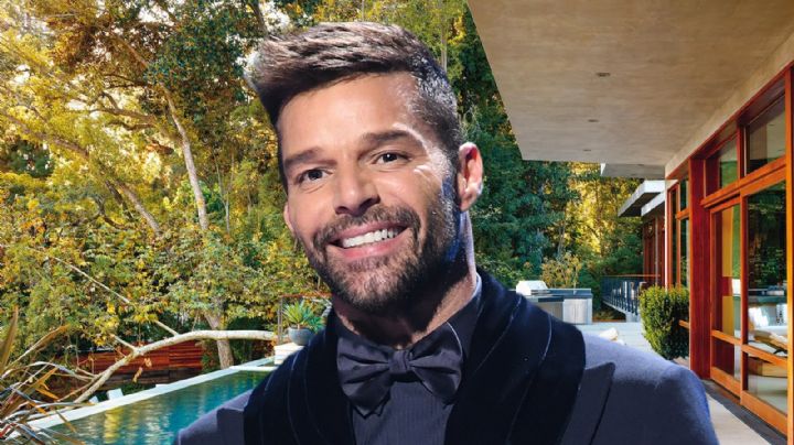 Vista a un parque selvático y amplios ambientes: Ricky Martin abre las puertas de su lujosa mansión