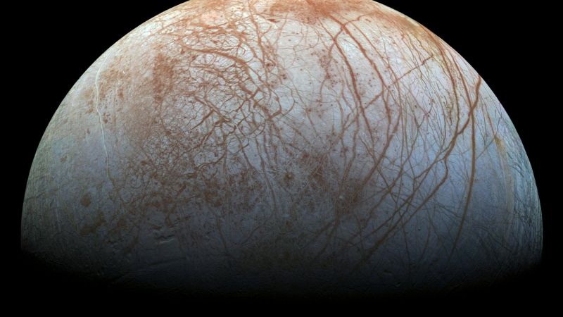 La vida podría existir bajo el hielo de Europa, una de las lunas de Júpiter: nuevo descubrimiento
