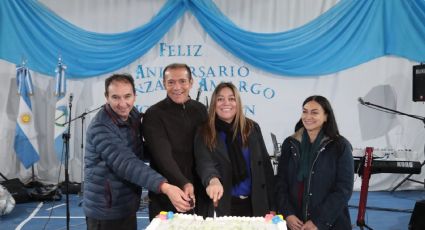 Omar Gutiérrez participó del acto aniversario de Manzano Amargo