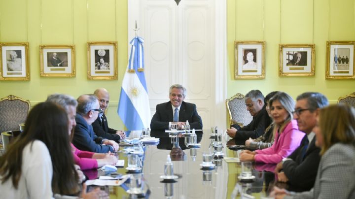 Alberto Fernández recibió a las y los representantes del Parlamento Patagónico