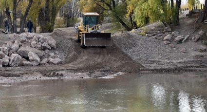 Autoridades provinciales recorrieron las obras del Río Limay