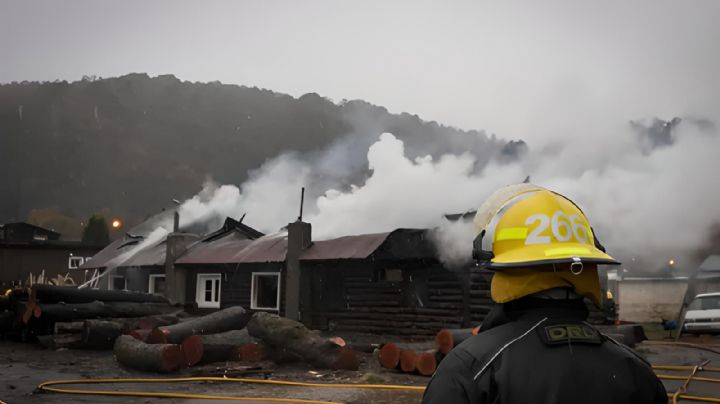Una estufa fue la causa del incendio en la intendencia del Parque Nacional Lanín
