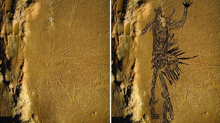 Encontraron en Estados Unidos las pinturas rupestres más grandes de América del Norte