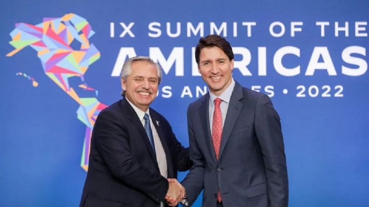 Cumbre de las Américas: Fernández y Trudeau acordaron una agenda energética y agroalimentaria