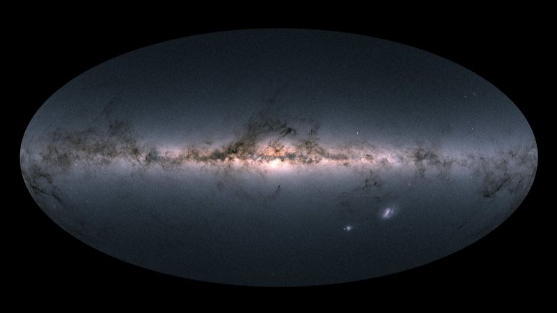 Dieron a conocer el mapa más detallado de la Vía Láctea
