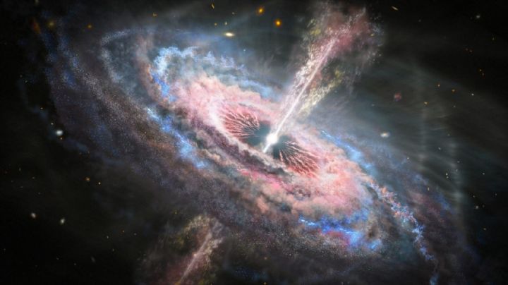 Supermasivo: descubrieron un agujero negro que brilla 7 mil veces más que toda la Vía Láctea