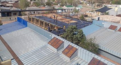 La obra de ampliación del hospital de Rincón de los Sauces sigue en marcha desde el 2018