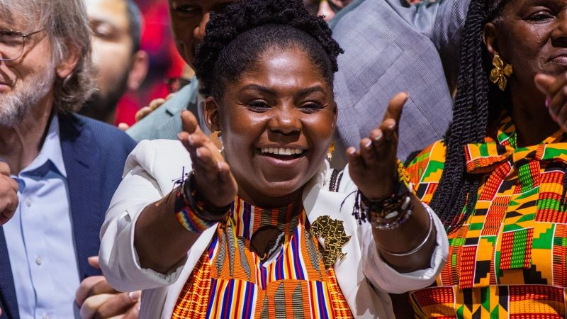 Francia Márquez es la primera vicepresidenta afrodescendiente de Colombia: "Vamos por la paz"