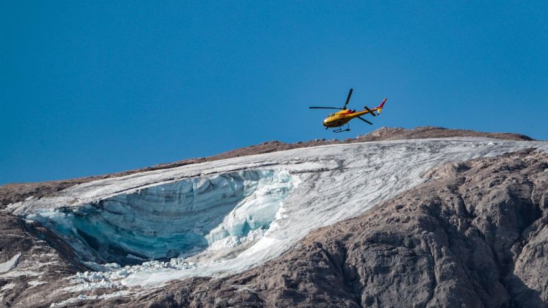 Se logró identificar a las 11 víctimas del derrumbe del glaciar en Italia