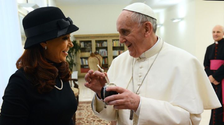 Cristina Fernández de Kirchner recibió un mensaje del papa Francisco