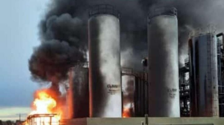 Tres muertos en un feroz incendio en una refinería de Plaza Huincul