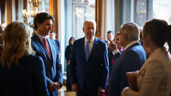 Joe Biden se reunió con AMLO y Justin Trudeau en la cumbre de los "Tres Amigos"