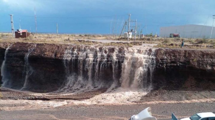 La tormenta se hizo sentir en el interior de la provincia