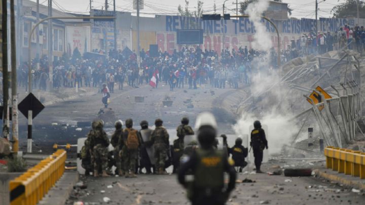 Dina Boluarte criticó a los manifestantes tras la violenta protesta en Lima