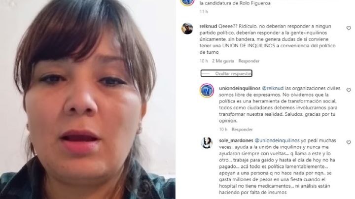 Unión de Inquilinos Neuquinos aclara que no apoya la candidatura de “Rolo” Figueroa