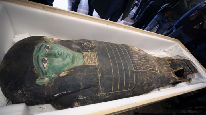 Estados Unidos le devolvió a Egipto el "Sarcófago Verde"