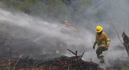 Se registró un importante incendio en la zona de chacras de Centenario
