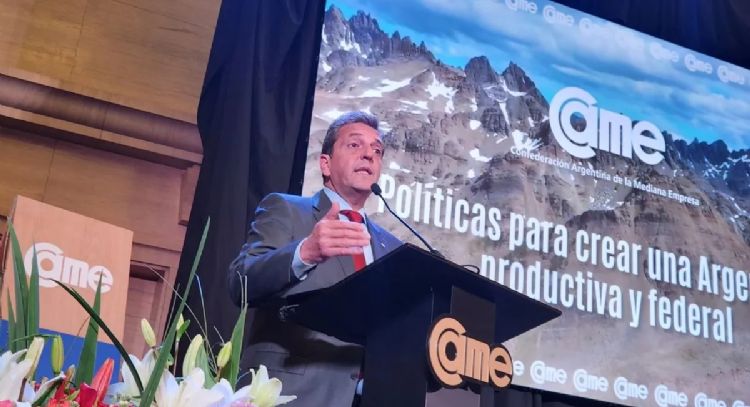 Sergio Massa anunció que comenzarán a regir beneficios del 25% para las exportaciones PyME