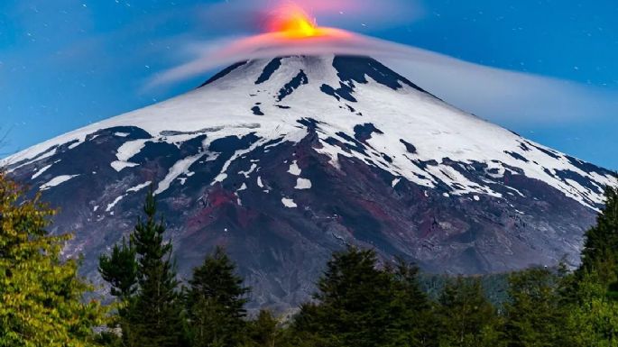 El Volcán Villarrica modera el nivel de actividad y retroceden la alerta a amarilla