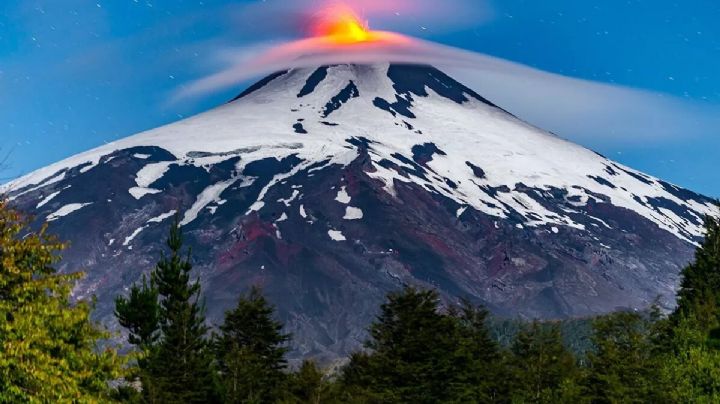 El Volcán Villarrica modera el nivel de actividad y retroceden la alerta a amarilla