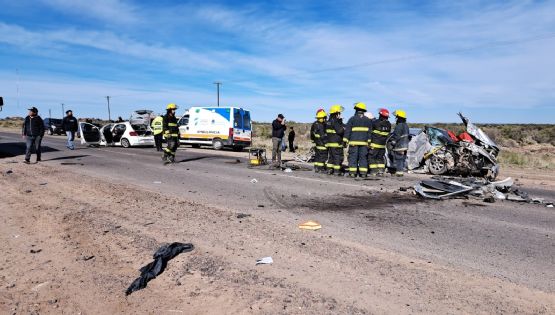 Dos muertos tras un violento choque frontal en la ruta 70