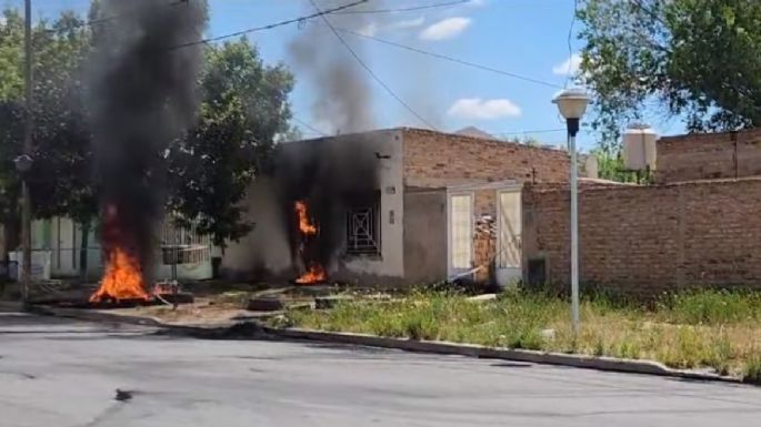 Cutral Co: incendiaron la vivienda del “vecino problemático” de calle Nolasco